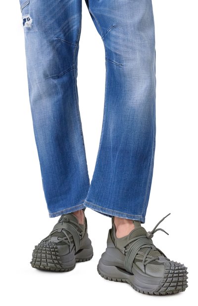 Текстильные кроссовки EMPORIO ARMANI, арт. X4X653/XR341, фото 3