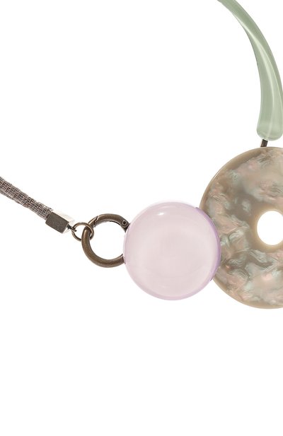 Колье GIORGIO ARMANI разноцветного цвета по цене 47150 руб., арт. 61S062 4R702, фото 4 Колье GIORGIO ARMANI, арт. 61S062 4R702, фото 4