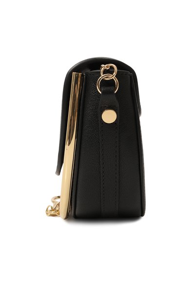 Сумка mara SEE BY CHLOÉ черного цвета по цене 58300 руб., арт. CHS20USA57388001, фото 4 Сумка mara SEE BY CHLOÉ, арт. CHS20USA57388001, фото 4