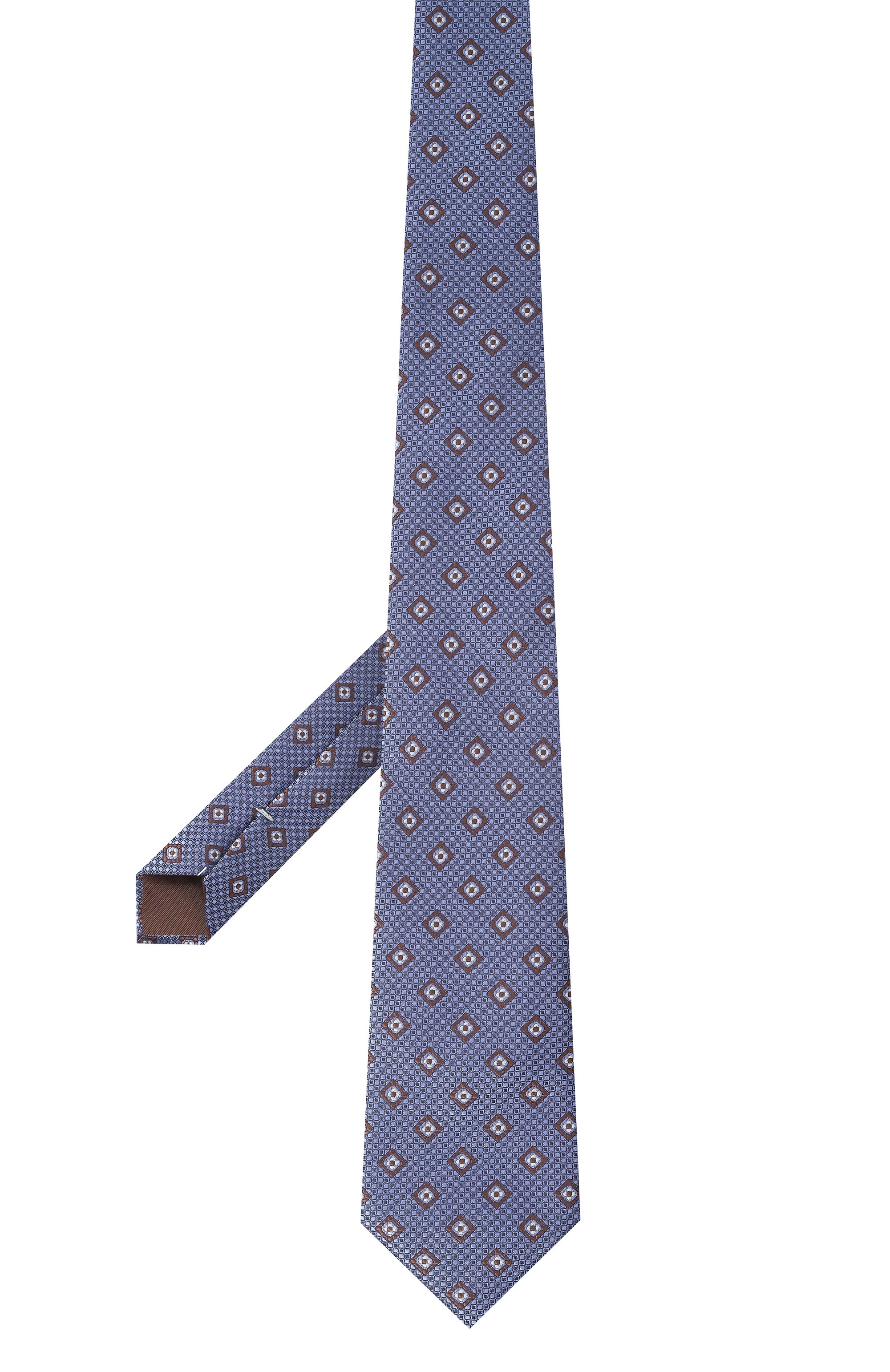 Шелковый галстук CANALI синего цвета по цене 18500 руб., арт. 18/HJ04196, фото 3 Шелковый галстук CANALI, арт. 18/HJ04196, фото 3