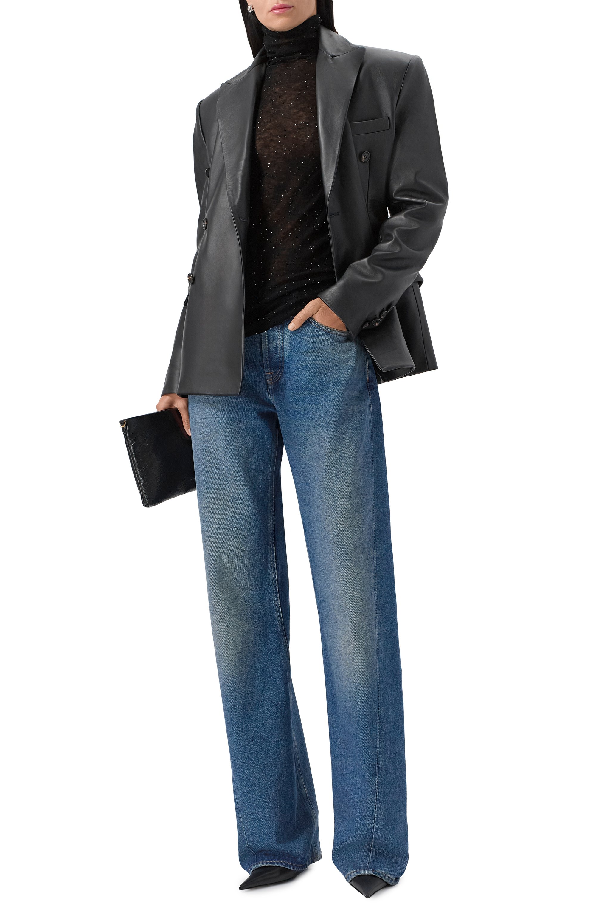 Шерстяная водолазка PINKO черного цвета по цене 18450 руб., арт. 105821/A2PM, фото 2 Шерстяная водолазка PINKO, арт. 105821/A2PM, фото 2