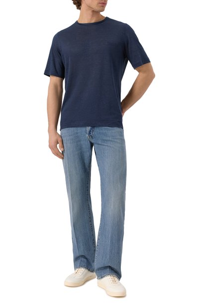 Льняная футболка ZILLI, арт. TSR02AM0800VNI000, фото 2