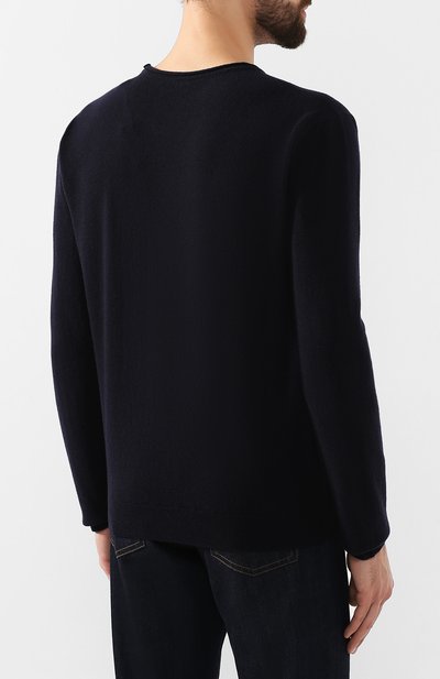 Шерстяной джемпер ELEVENTY PLATINUM синего цвета по цене 22500 руб., арт. 979MA0489 MAG28053, фото 4 Шерстяной джемпер ELEVENTY PLATINUM, арт. 979MA0489 MAG28053, фото 4