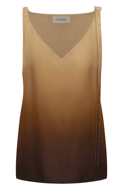 Женский шелковый топ SPORTMAX, арт. ALCUN0