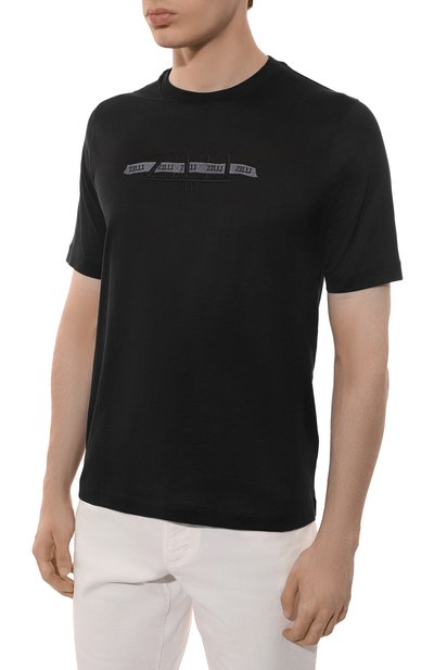 Хлопковая футболка ZILLI, арт. TSR001M0110VLGS00, фото 3