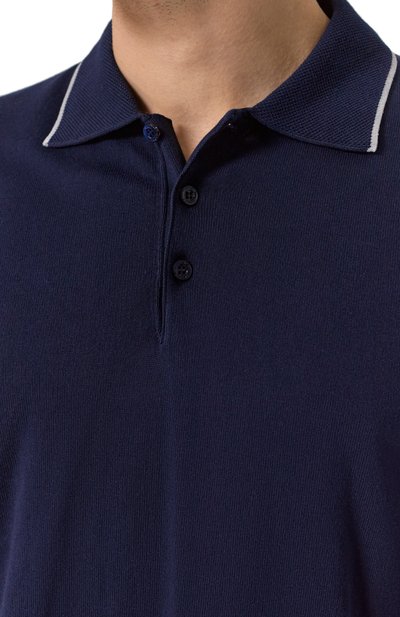 Хлопковое поло CANALI, арт. C1053/MK02261, фото 5