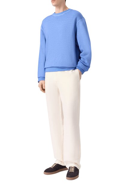 Свитшот изо льна и хлопка 120% LINO, арт. 33ALIM79IA/G461/S01, фото 2