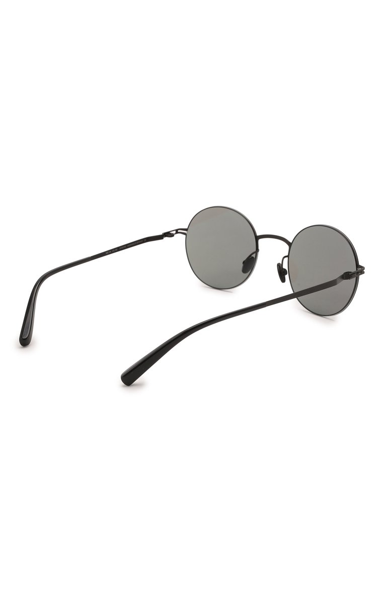 Женские солнцезащитные очки MYKITA черного цвета, арт. KAY0/BLACK/GREY S0LID 002 | Фото 5 (Кросс-КТ: С/з-унисекс; Региональные ограничения белый список (Axapta Mercury): Не проставлено; Нос: Не проставлено; Тип очков: С/з; Материал: Металл; Очки форма: Круглые; Оптика Гендер: оптика-унисекс)