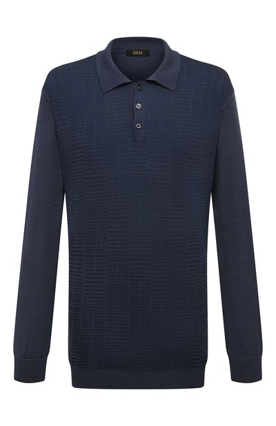 Мужская поло из шерсти и шелка ZILLI, арт. KBP001M0230VSQA00/62
