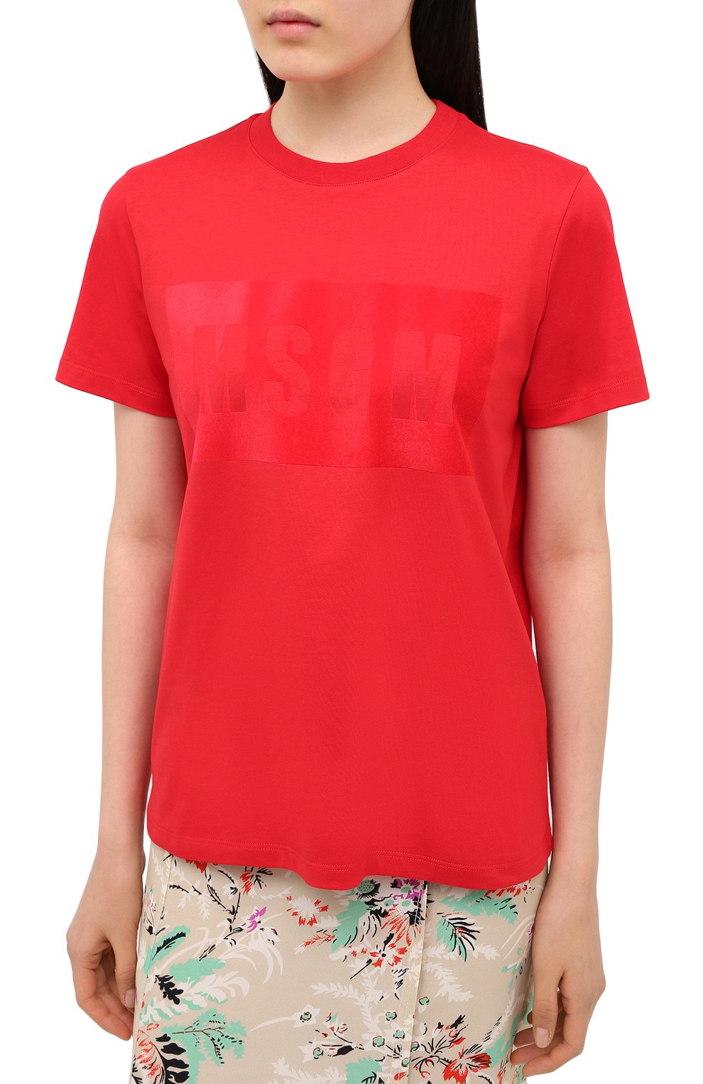 Хлопковая футболка MSGM, арт. 2941MDM169 207798, фото 3