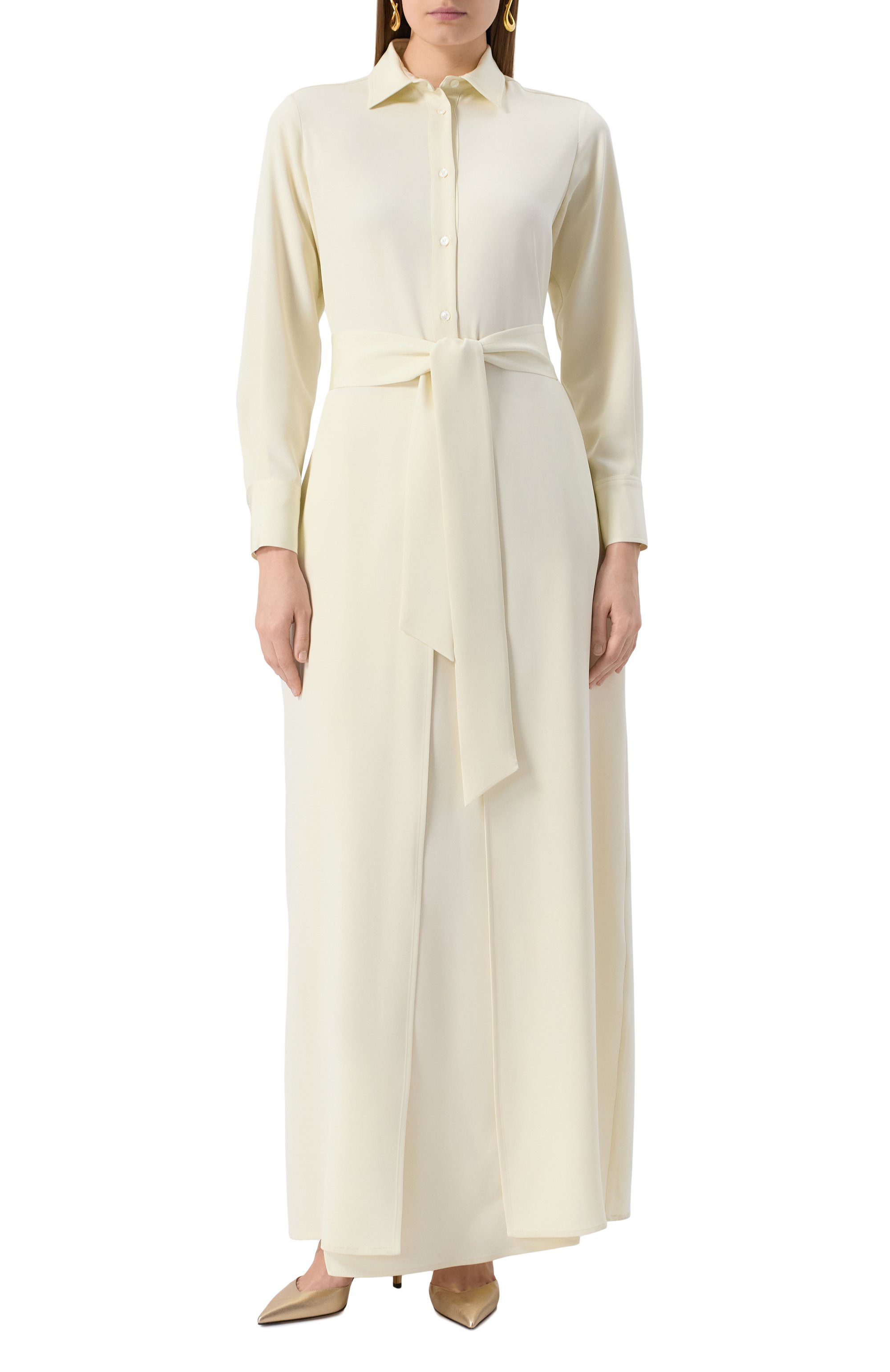 Шелковое платье KITON, арт. D55315K0977A23, фото 3