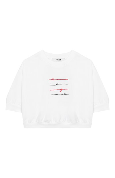 Хлопковый топ MSGM KIDS, арт. S6MSJGTH171