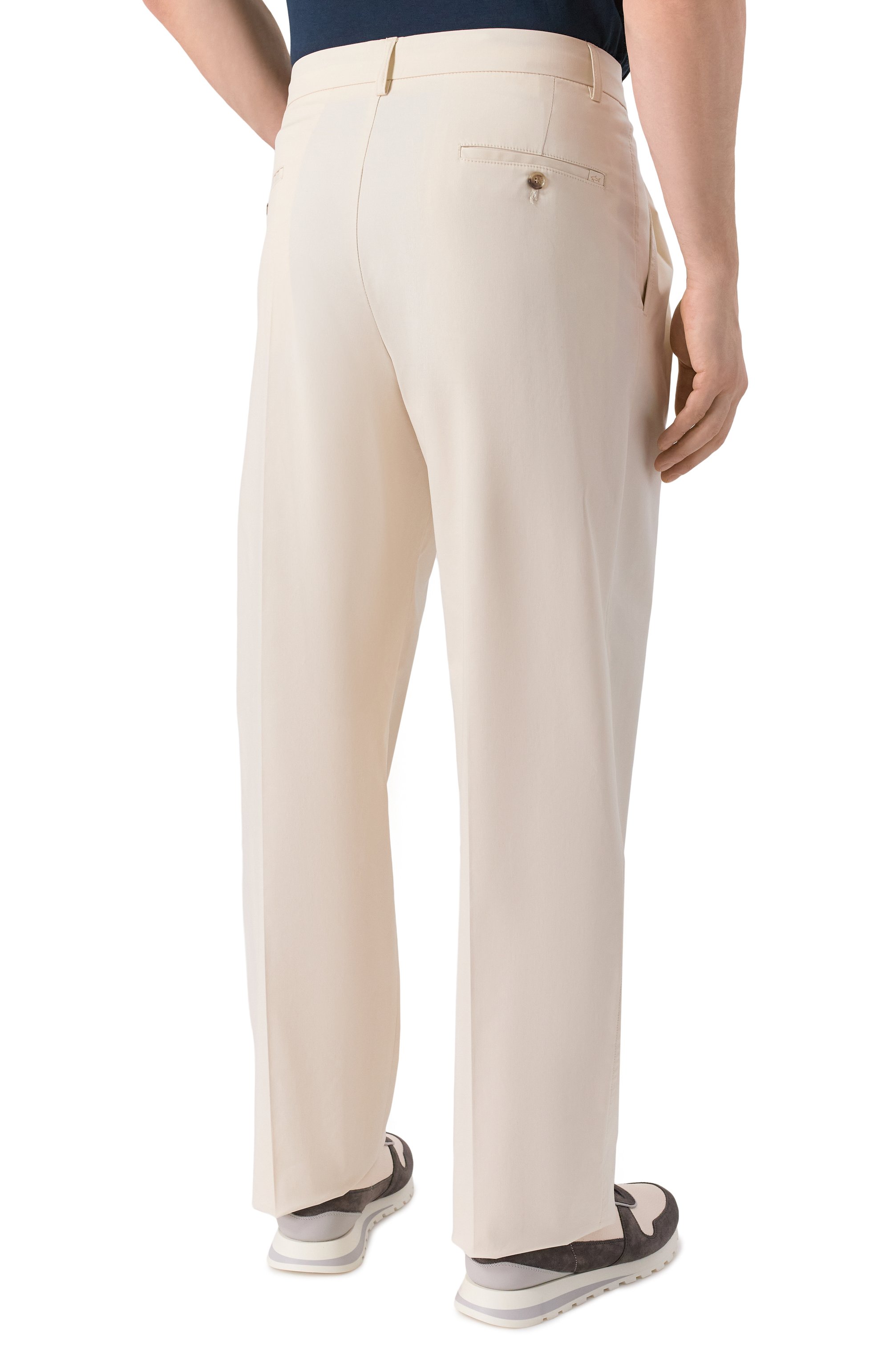 Брюки из лиоцелла и хлопка PAUL&SHARK, арт. 26414019, фото 4