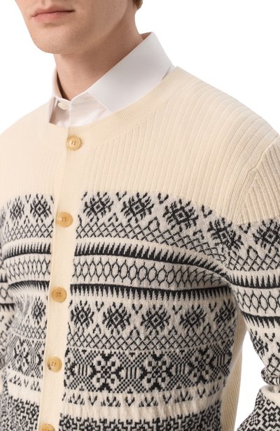 Кардиган из шерсти и хлопка DRIES VAN NOTEN, арт. 021216/4746, фото 5