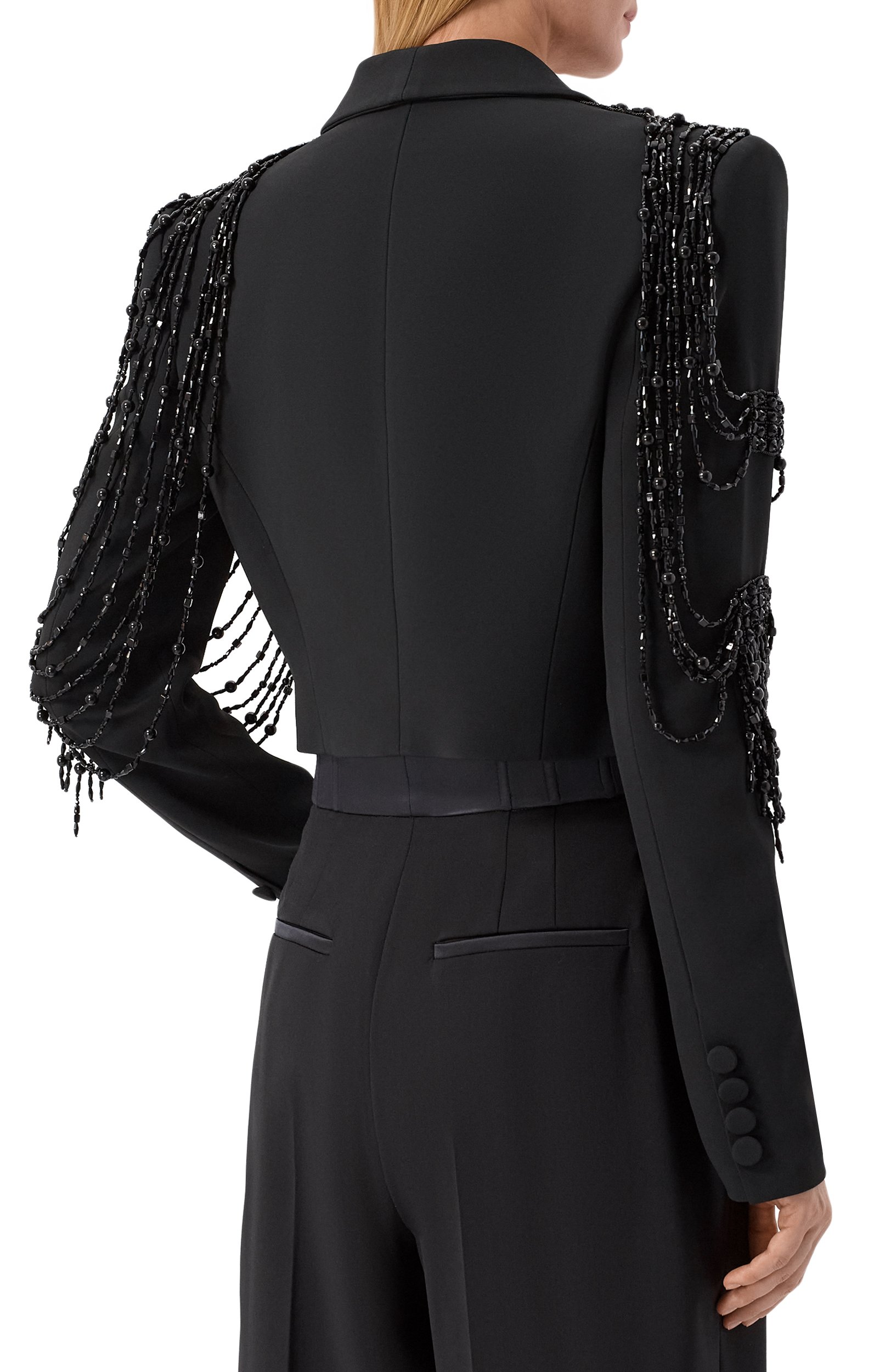 Жакет с отделкой бисером ZUHAIR MURAD, арт. PJK26030/CRCA022, фото 4