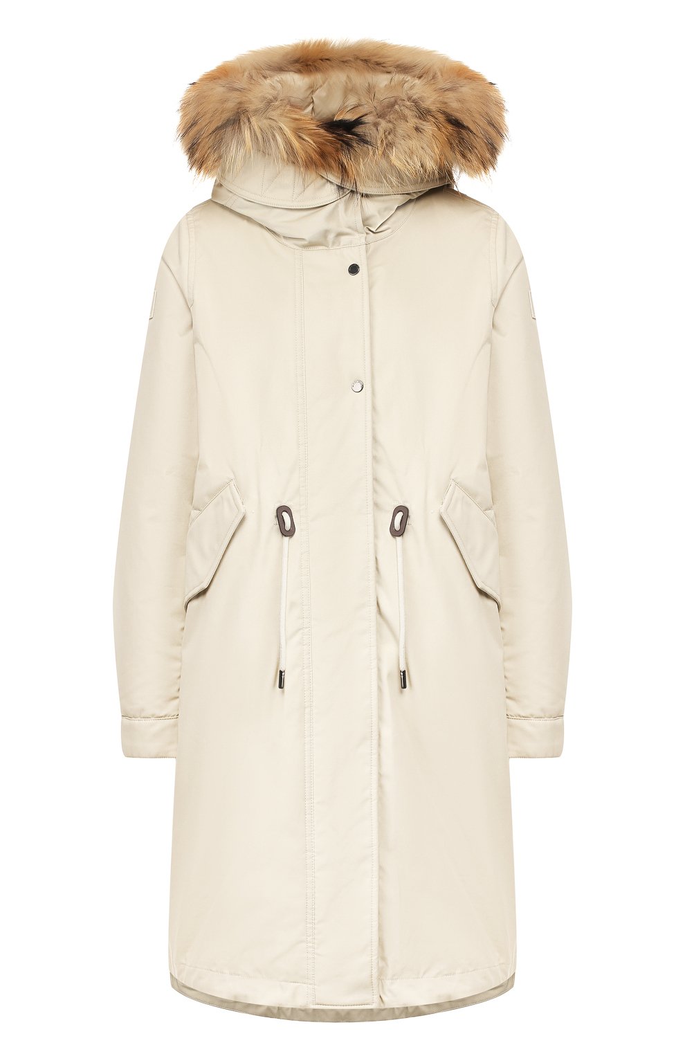Пуховая парка WOOLRICH белого цвета по цене 146000 руб., арт. WWCPS2830/UT1974, фото 1 Пуховая парка WOOLRICH, арт. WWCPS2830/UT1974, фото 1