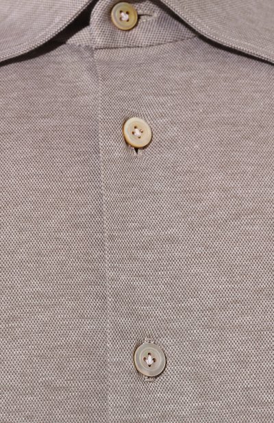 Хлопковая рубашка KITON, арт. UCIH06923, фото 5