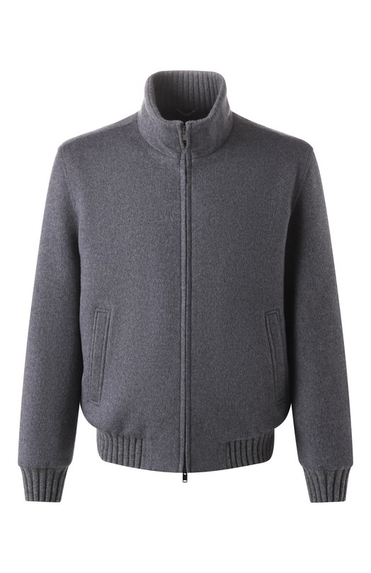 Кашемировый бомбер с норковой подкладкой MVST FTXTRECK-ES4275V BS/LC1599 Серый FTXTRECK-ES4275V BS/LC1599