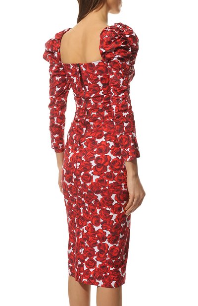 Хлопковое платье CAROLINA HERRERA, арт. R2211N509RCT, фото 4