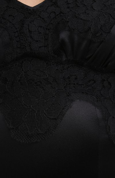 Топ из шелка и хлопка DOLCE & GABBANA, арт. F7W01T/FURAG, фото 5