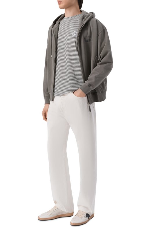 Хлопковая футболка C.P. Company 20CMTS277A/110681P Серый  20CMTS277A/110681P Фото 2