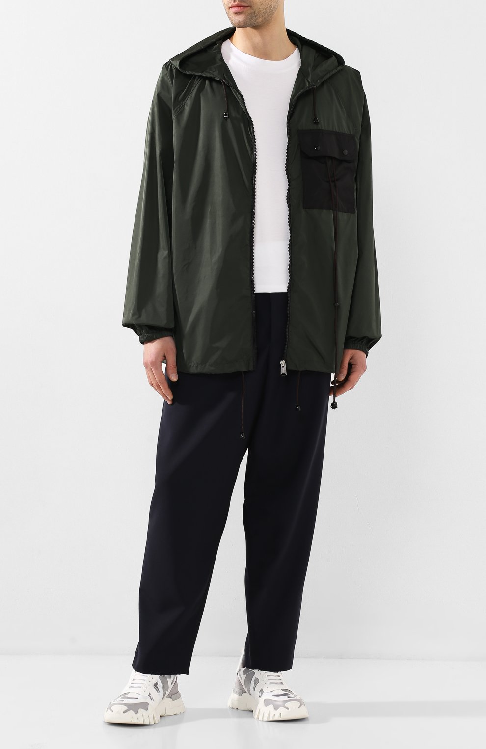 Куртка MARNI хаки цвета по цене 58900 руб., арт. JUMU0058A0/S52126, фото 2 Куртка MARNI, арт. JUMU0058A0/S52126, фото 2