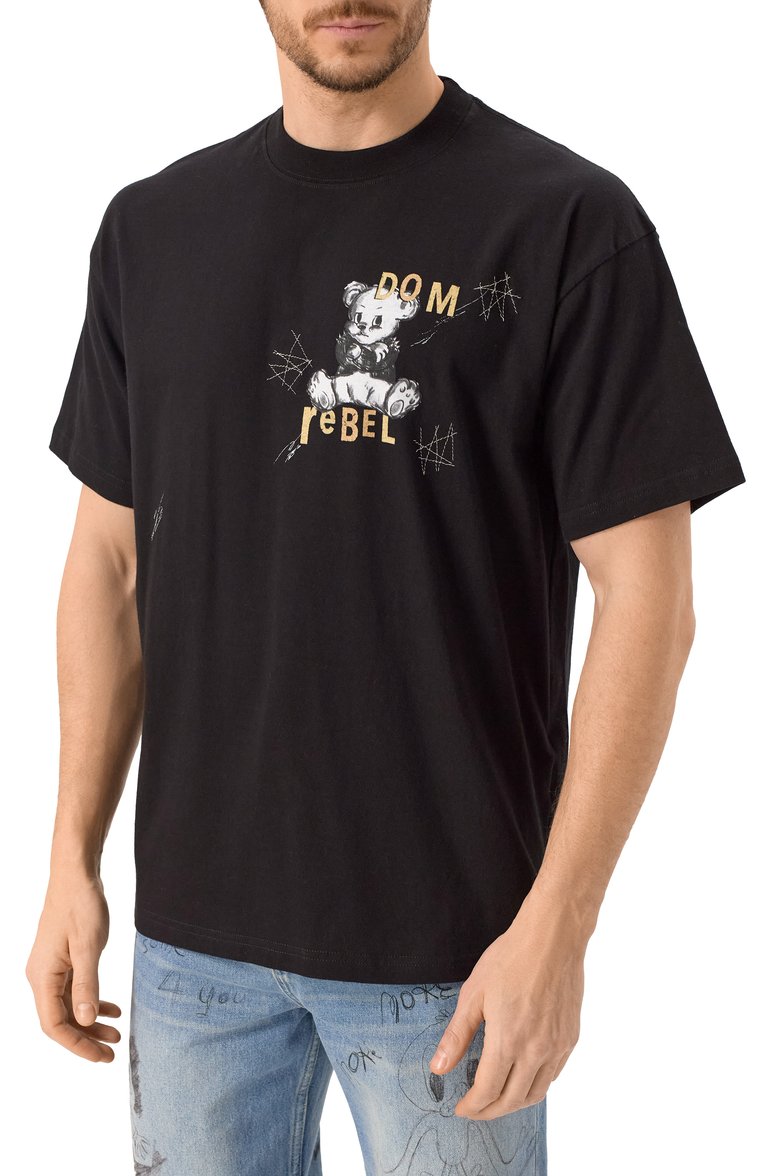 Хлопковая футболка DOMREBEL, арт. GL00MY/T-SHIRT, фото 1