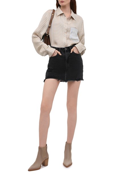 Замшевые казаки robin GIANVITO ROSSI бежевого цвета по цене 117500 руб., арт. G73945.70CU0.CASBISQ, фото 2 Замшевые казаки robin GIANVITO ROSSI, арт. G73945.70CU0.CASBISQ, фото 2