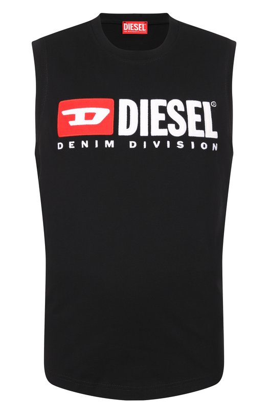 Хлопковая майка Diesel A10508/0GRAI Чёрный A10508/0GRAI