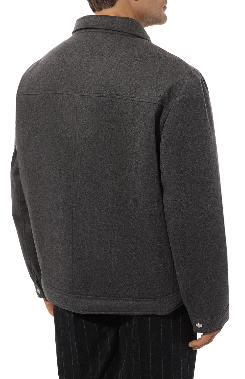 Шерстяная куртка-рубашка BRUNELLO CUCINELLI, арт. MM4636447W, фото 4