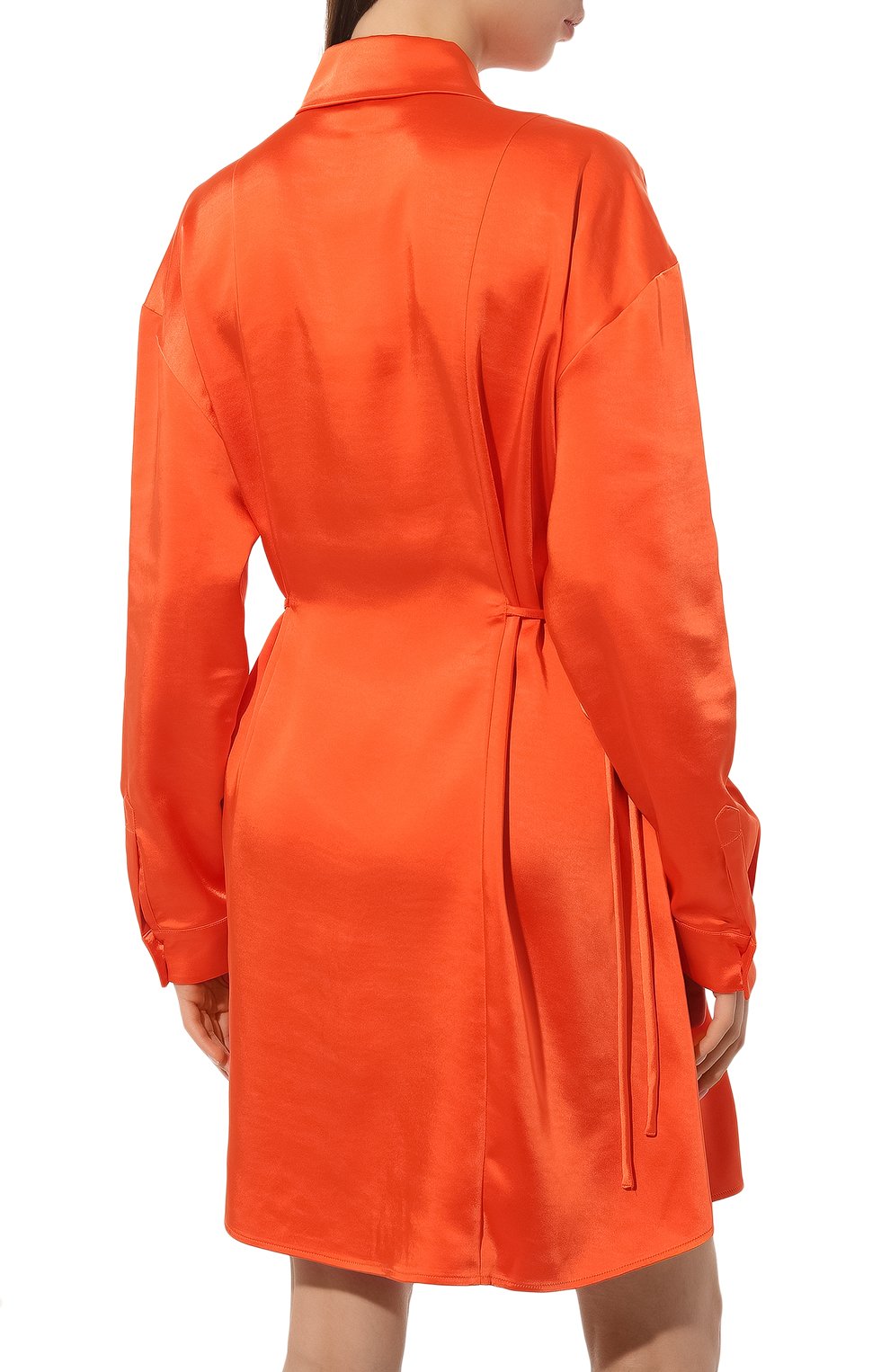 Атласное платье HUGO красного цвета по цене 19900 руб., арт. 50489284, фото 4 Атласное платье HUGO, арт. 50489284, фото 4