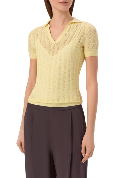 Поло из шелка и хлопка MVST, арт. M26.CSW.K432/G0NG, фото 3