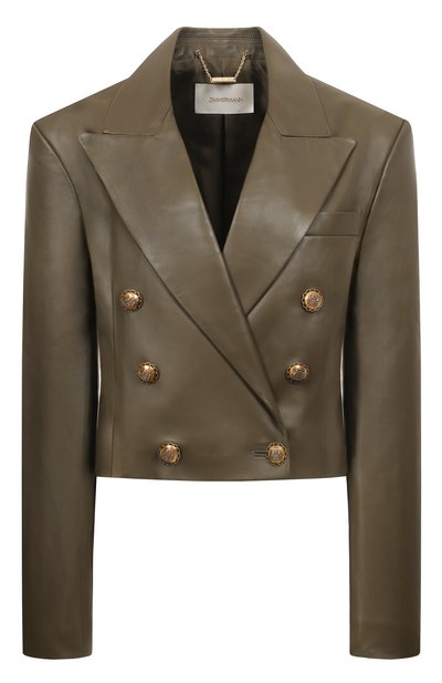 Женская кожаный жакет ZIMMERMANN, арт. 5618JF251