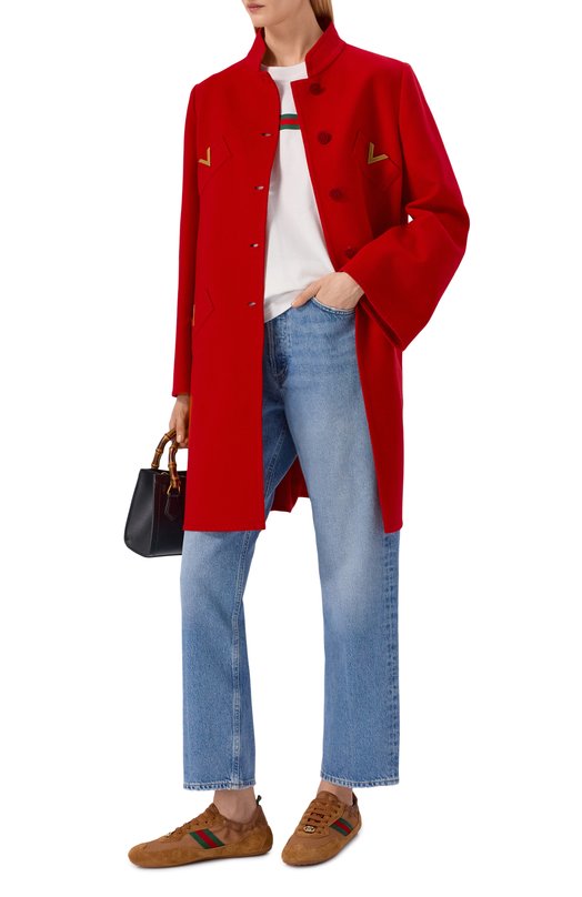 Комбинированные кеды Shift Gucci 857963/AAF1Z Коричневый  857963/AAF1Z Фото 3