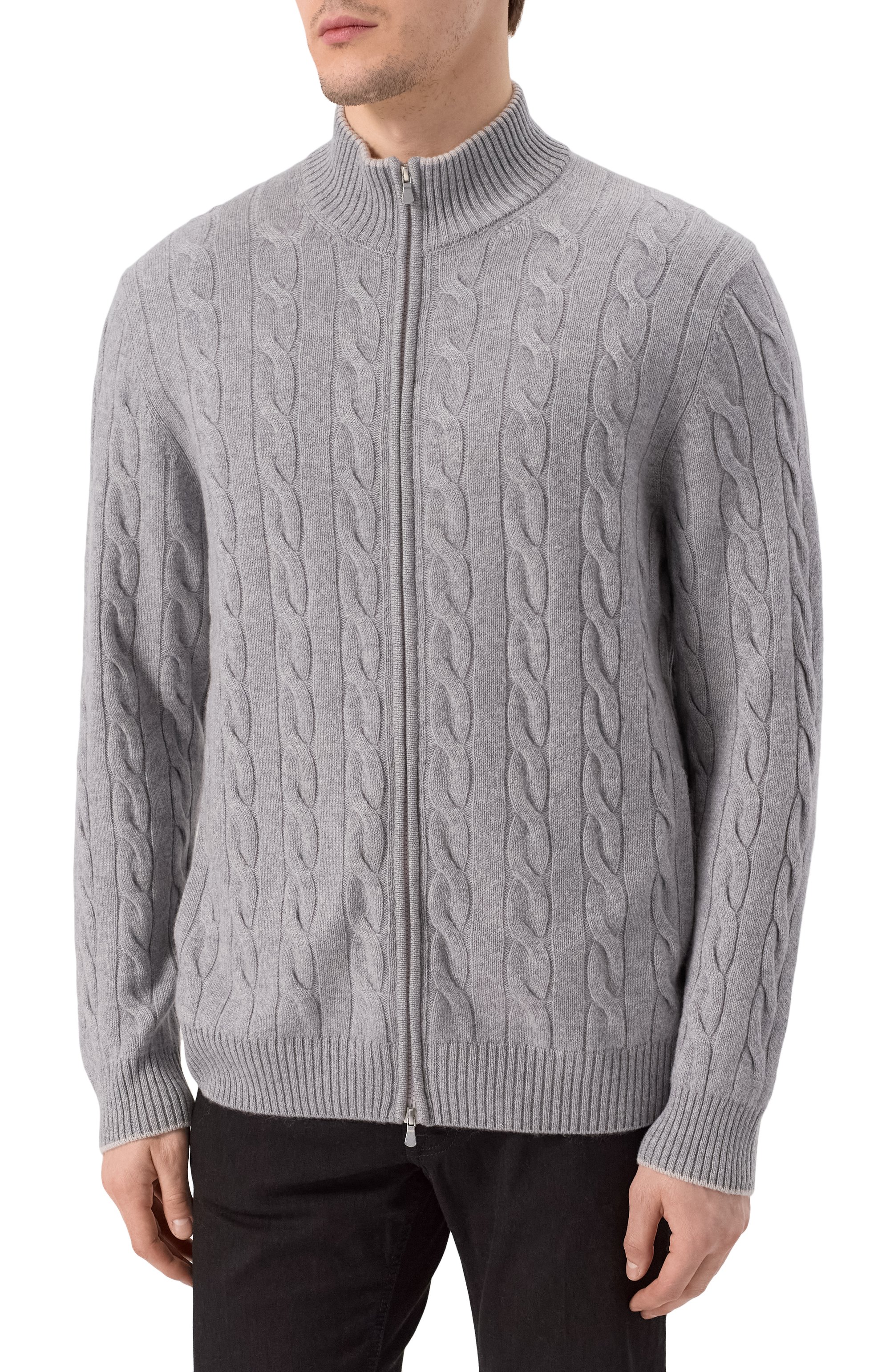 Кашемировый кардиган ANDREA CAMPAGNA, арт. 23161/15572, фото 3