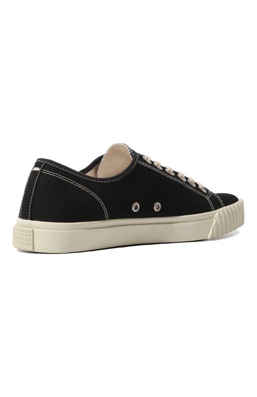 Текстильные кеды Tabi Maison Margiela S38WS0185/P4291 Чёрный  S38WS0185/P4291 Фото 5