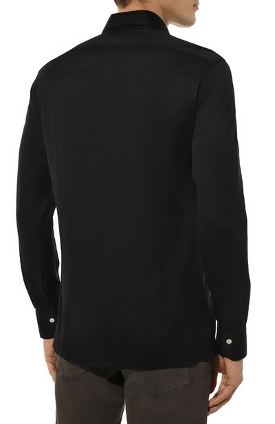 Хлопковая рубашка KITON, арт. UMCNERH0909411, фото 4