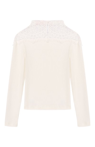 Пуловер BLUMARINE кремового цвета по цене 12450 руб., арт. BFT00040/CS030_001, фото 2 Пуловер BLUMARINE, арт. BFT00040/CS030_001, фото 2