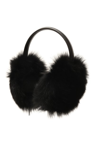 Меховые наушники из лисы YVES SALOMON, арт. 23WAA124XXRDXX, фото 3