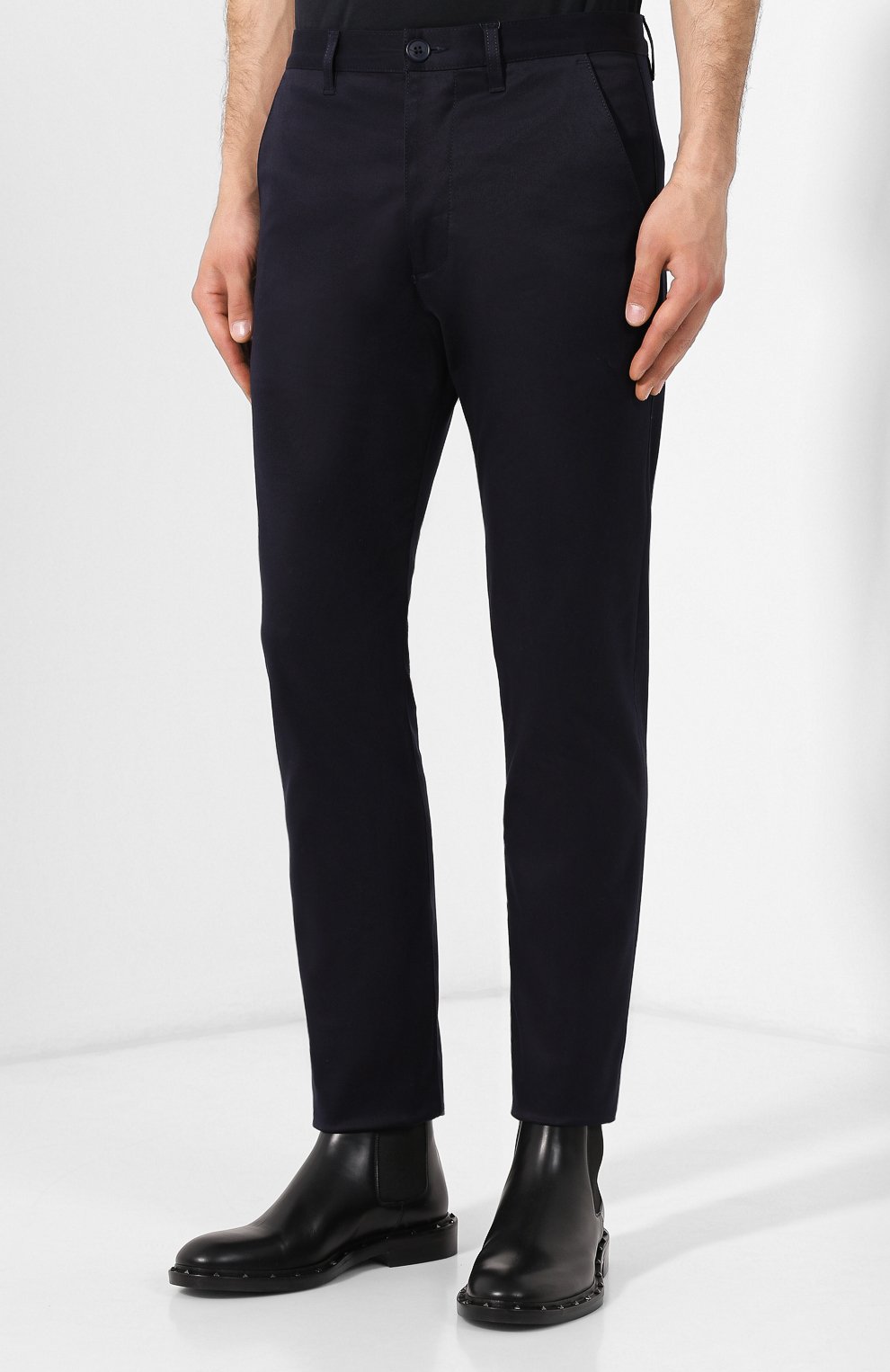 Хлопковые брюки  SAINT LAURENT, арт. 582300/Y812K, фото 3