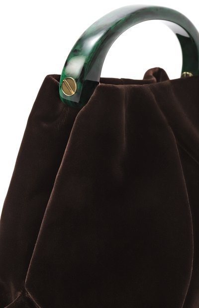 Сумка DRIES VAN NOTEN темно-коричневого цвета по цене 105000 руб., арт. 011524-653-704, фото 3 Сумка DRIES VAN NOTEN, арт. 011524-653-704, фото 3