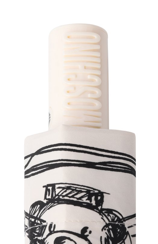 Складной зонт Moschino 8651-0PENCL0SE Чёрно-белый  8651-0PENCL0SE Фото 4