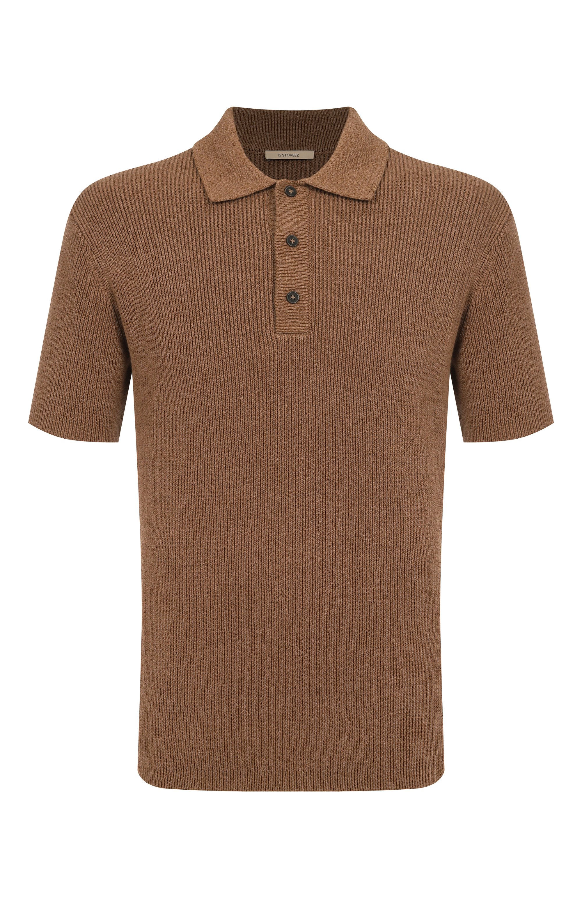 Поло изо льна и хлопка 12 STOREEZ, арт. 132838, фото 1