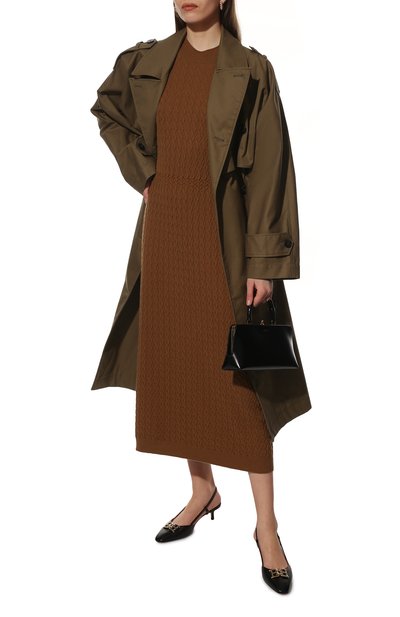 Платье из шерсти викуньи LORO PIANA коричневого цвета по цене 1125000 руб., арт. FAL8395/VVIC, фото 2 Платье из шерсти викуньи LORO PIANA, арт. FAL8395/VVIC, фото 2