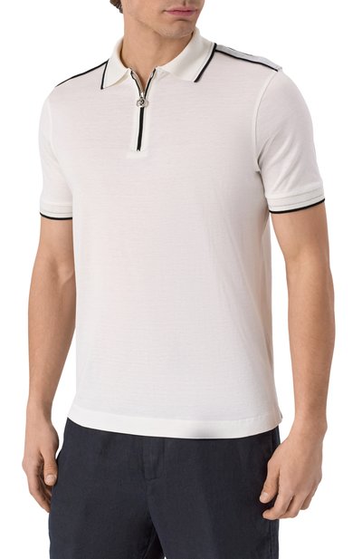 Поло из шелка и хлопка STEFANO RICCI, арт. K818923P31/T25171, фото 3