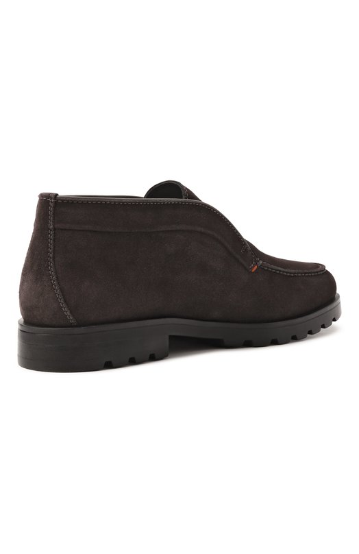 Замшевые ботинки Detroit Santoni MGDG17823NE0ASEY Коричневый  MGDG17823NE0ASEY Фото 5