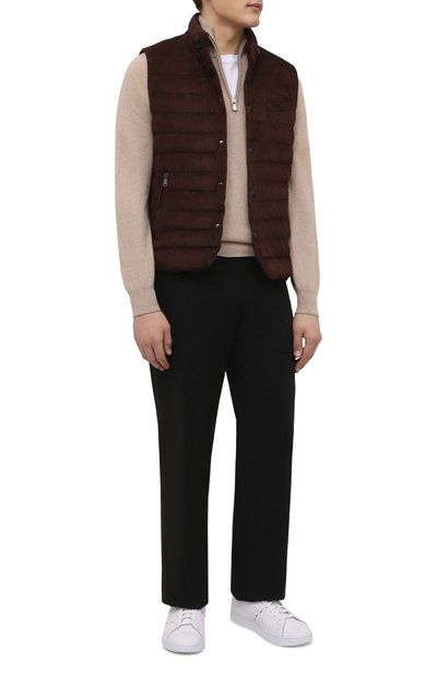 Кожаные кеды KITON, арт. USSN001X0716A, фото 2