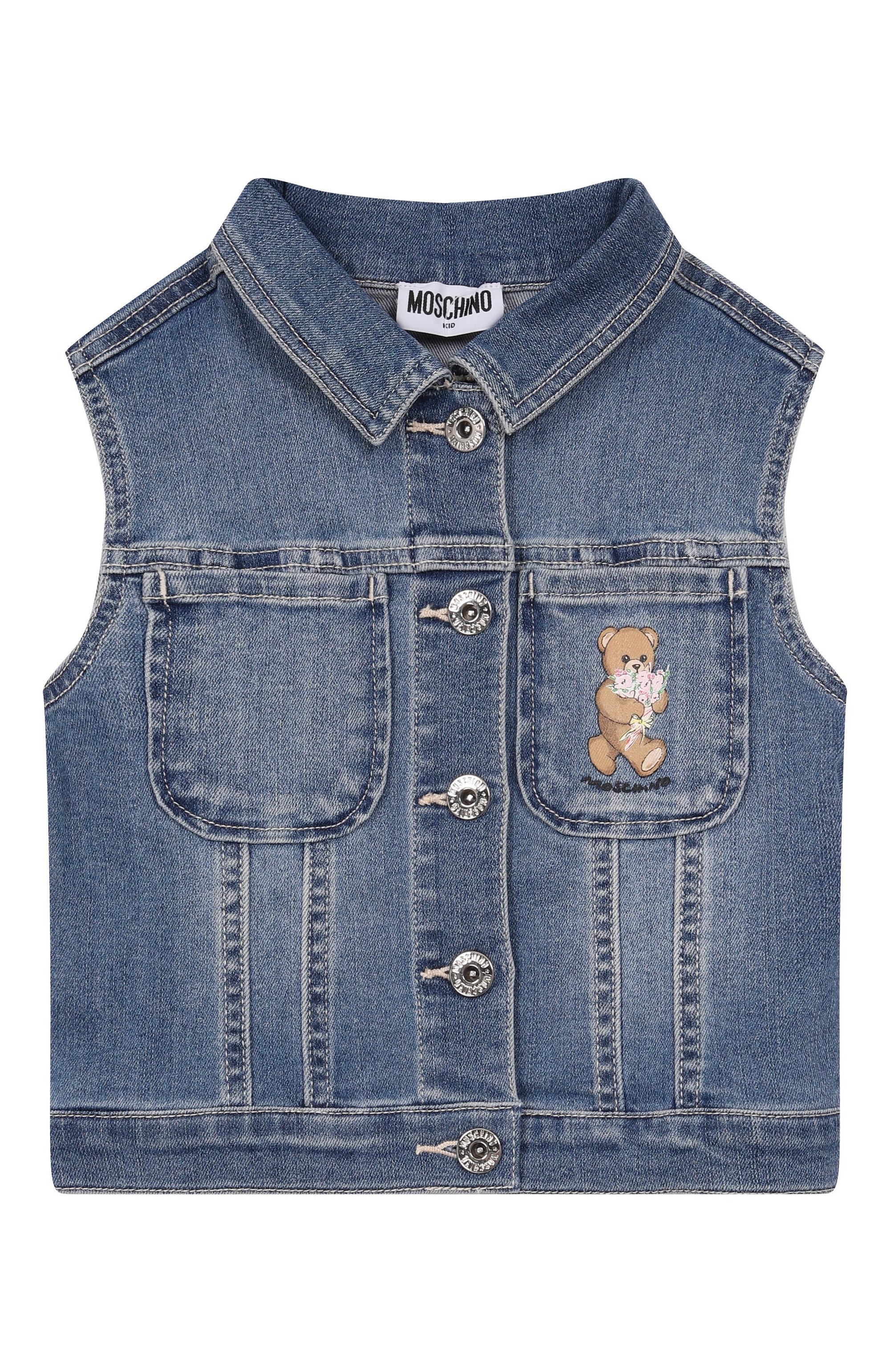 Джинсовый жилет MOSCHINO, арт. HDN002/LXE62_001, фото 1