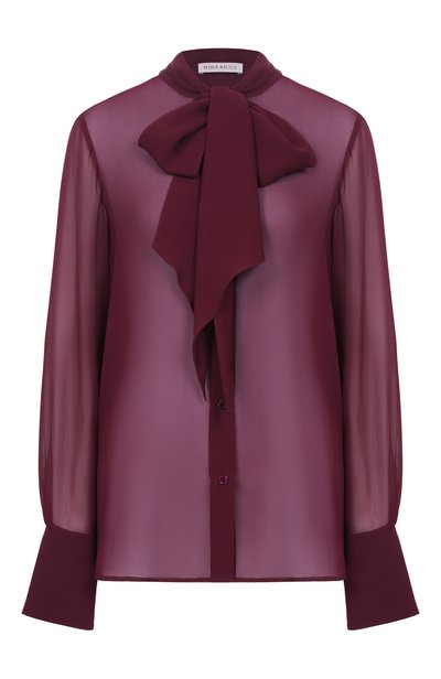 Женская шелковая блузка NINA RICCI, арт. 26ACT0001/SE1417