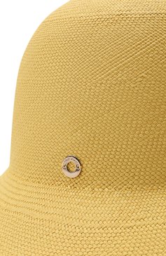 Женская соломенная шляпа tiana LORO PIANA желтого цвета, арт. FAM2432 | Фото 4 (Материал сплава: Проставлено; Нос: Не проставлено; Материал: Растительное волокно)